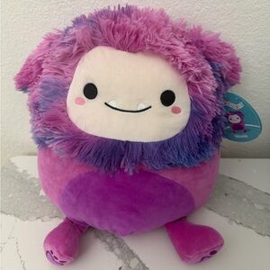 Squishmallows Bigfoot WOXIE Purple 12” Plush NWT